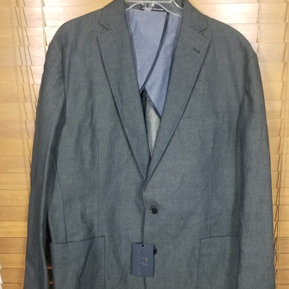 NWT Hart Schaffner Marx Blue Denim Blazer